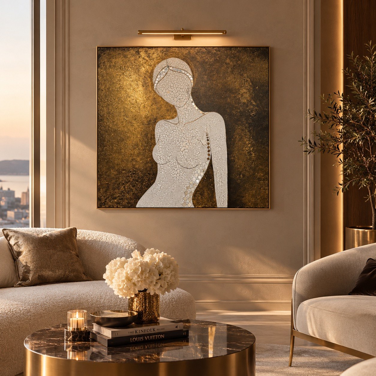 Fragment of Her by Asal Ravan presented in an interior setting, view 2